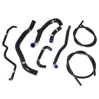 Samco Radiator Hose Kit Black TCSTRI-6-K