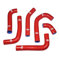Samco Radiator Hose Kit for Vor MX 450 2004-2008 >Red