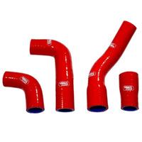 Samco Radiator Hose Kit for Yamaha TRX 850 1996-2000 >Red