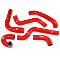 Samco Radiator Hose Kit for Yamaha SZR 660 4SU 1995-1998 >Red