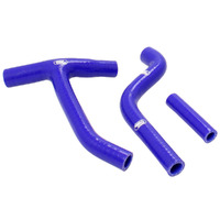 Samco Radiator Hose Kit for Yamaha YZ 250 F 2010-2013 >Blue (Y Piece Race Kit)