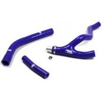 Samco Rad Hose Kit for Yamaha YZ 450 F 2014-2017 >Blue (Y Piece W/ Alloy Insert)