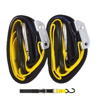 Gorillas Grip Ties Downs 25mm Motorcycle TDOBY Black/Yellow
