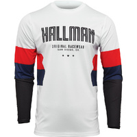 THOR Jersey 2025 Hallman Differ Draft White/Red/Navy 