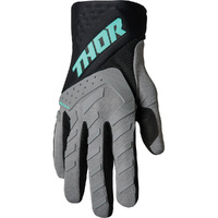 THOR Gloves 2025 Spectrum Grey/Black/Mint Kids 