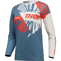 THOR Jersey 2025 Sector Split Steel Blue/White Womens 