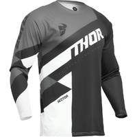 THOR Jersey 2025 Sector Checker Black/Grey Kids 