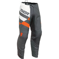 THOR Pants 2025 Sector Checker Charcoal/Orange Kids 