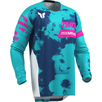 THOR Jersey 2026 Launchmode Bleach White/Aqua 