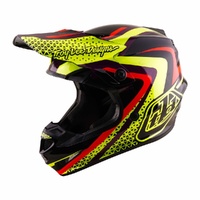 Troy Lee Designs 26.2 Youth SE4 GP Pro Helmet MIPS Slides Black Yellow