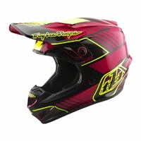 Troy Lee Designs 26.1 Youth SE4 GP Pro Helmet MIPS Segment Fuchsia