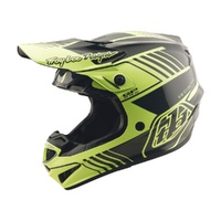 Troy Lee Designs 25.2 Youth SE4 GP Pro Helmet MIPS Segment Glo Yellow