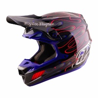 Troy Lee Designs 26.2 SE5 Carbon Helmet MIPS Overspray Black Magenta