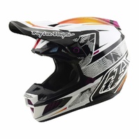 Troy Lee Designs 26.1 SE5 Composite Helmet MIPS Lined Up Black