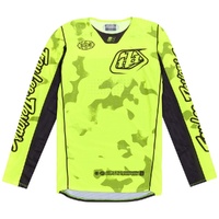 Troy Lee Designs 25.1 SE Pro Jersey Blotted Flo Yellow