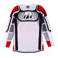 Troy Lee Designs SE Pro Jersey Wavez Off White Red