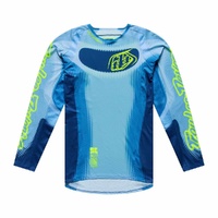 Troy Lee Designs 26.2 SE Pro Jersey Illusion Slate Flo Yellow