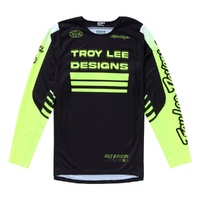 Troy Lee Designs 25.2 GP Pro Jersey Segment Black Flo Yellow