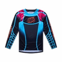 Troy Lee Designs 26.1 Youth GP Pro Jersey Framework Black Cyan