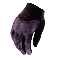 Troy Lee Designs 25.1 Ladies Ace Gloves Twisted Checkers Deep Purple