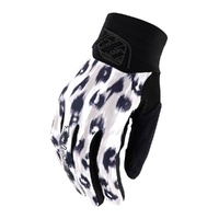Troy Lee Designs Ladies Luxe Gloves Wild Cat White