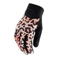 Troy Lee Designs Ladies Luxe Gloves Leopard Bronze