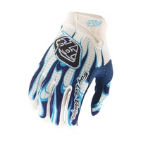 Troy Lee Designs 25.2 Air Gloves Torched White Blue