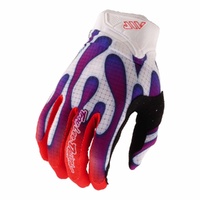 Troy Lee Designs 26.1 Youth Air Gloves Overspray White Violet