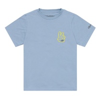 Troy Lee Designs 25.2 Youth Peace Out SS Tee Smoke Blue