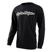 Troy Lee Designs 25 Signature LS Tee Black