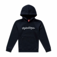 Troy Lee Designs 26.2 Youth Pullover Hoody Signature Black