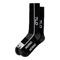 Troy Lee Designs 26.2 Chill Merino Wool Sock Mono Black
