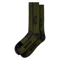 Troy Lee Designs 25.1 Chill Merino Wool Sock Mono Fatigue
