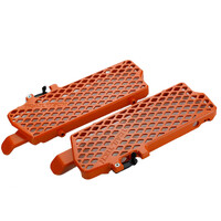 Trail Tech Orange Radiator Guards for Husaberg 450FE 2013-2014