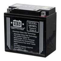 US Power Sports AGM Battery UBUS16CL