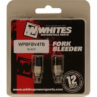 FORK BLEEDER VALVES - PAIR M4.0 x 0.7 BLACK