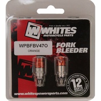 FORK BLEEDER VALVES - PAIR M4.0 x 0.7 ORANGE
