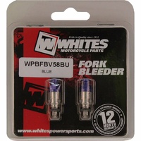 FORK BLEEDER VALVES - PAIR M5.0 x 0.8 BLUE