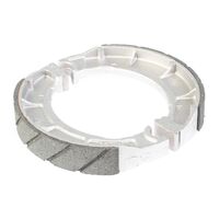 Grooved Front Brake Shoes for Yamaha YFM350ER MOTO 4 2WD 1990-1991