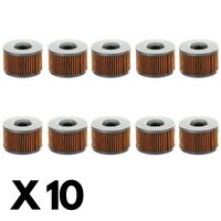 10 Pack Whites Oil Filter for Honda CB250RS 1980-1984