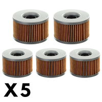 5 Pack Whites Oil Filter for Honda CX500T Turbo 1983