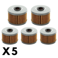 5 Pack Whites Oil Filter for Kawasaki KLX230SM 2023
