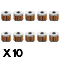 10 Pack Whites Oil Filter for Honda TRX450ES Foreman 4X4 1998-2001