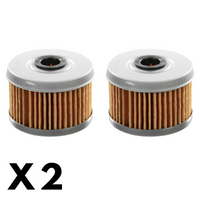 2 Pack Whites Oil Filter for Honda TRX350TM Rancher 2X4 2000-2006