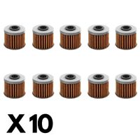 10 Pack Whites Oil Filter for Honda CRF450R 2002-2024
