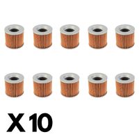 10 Pack Whites Oil Filter for Kawasaki KLT200A 1981-1983