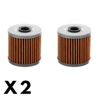 2 Pack Whites Oil Filter for Kawasaki KLX650C 1993-1996