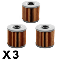 3 Pack Whites Oil Filter for Kawasaki KLF300A Bayou 1986-1987