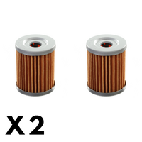2 Pack Whites Oil Filter for Suzuki LT4WD 250 Quadrunner 1987-1998