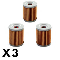 3 Pack Whites Oil Filter for Suzuki LTZ250 Quadsport 2004-2012
